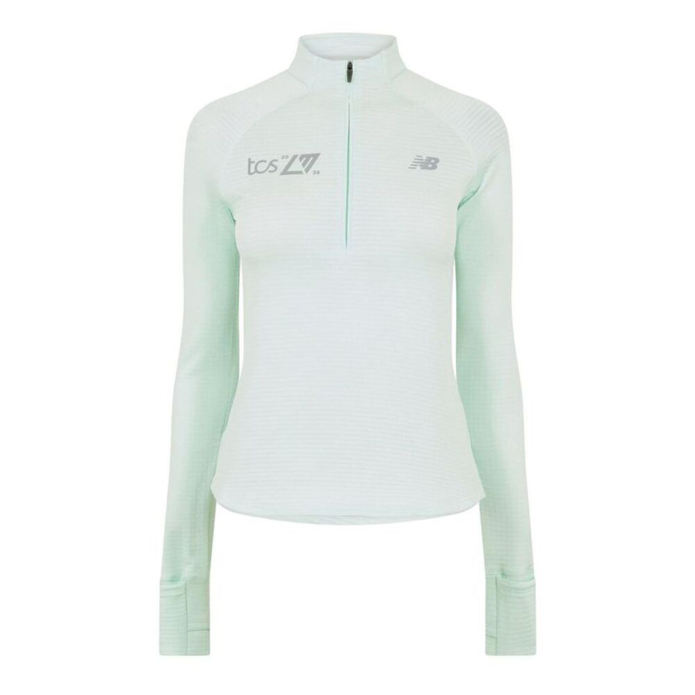 New Balance Womens/Ladies London Edition Half Zip Jacket / Cosmic Blue